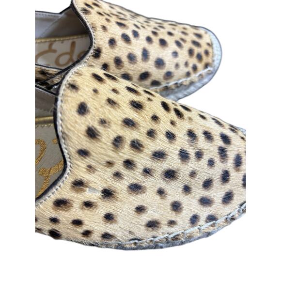 Sam Edelman Kesia Animal Print Slip-On Espadrilles Size 6.5 - Picture 7 of 8